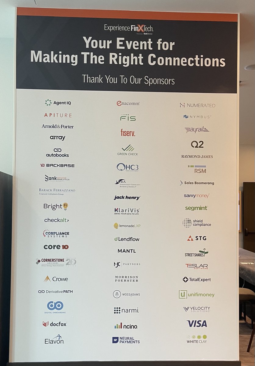 BankDirector's tweet photo. That's a wrap! Thank you to the Experience FinXTech sponsors and everyone who joined us in Austin! #FXT22 https://t.co/I1kOeotkqT