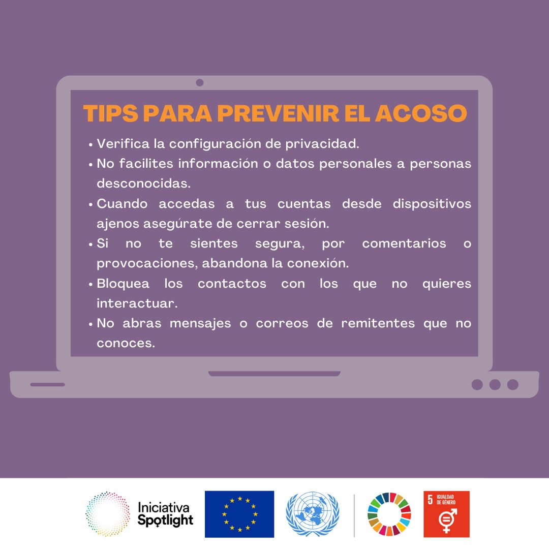 onumujeressv's tweet photo. Promovamos una red más respetuosa y libre de violencia contra las niñas y mujeres.
¡No normalices la violencia digital!
#WithHer #SpolightSV #IgualdadDeGénero #LibresDeViolenciaDigital https://t.co/Uy7XeAHuWj