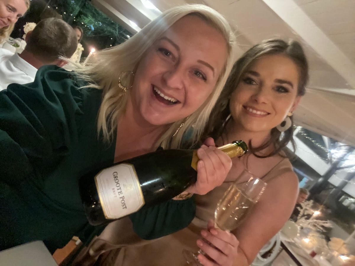 Obviously is <a href="/GrootePost/">Groote Post Wines</a> representing this wedding!! 🥂🥂