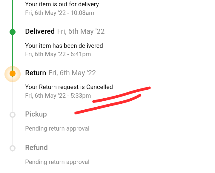 Saibaljana's tweet photo. 1st time very bad experience ��😭😭 my return request automatically cancel
@Flipkart https://t.co/dsk5HF3gZK