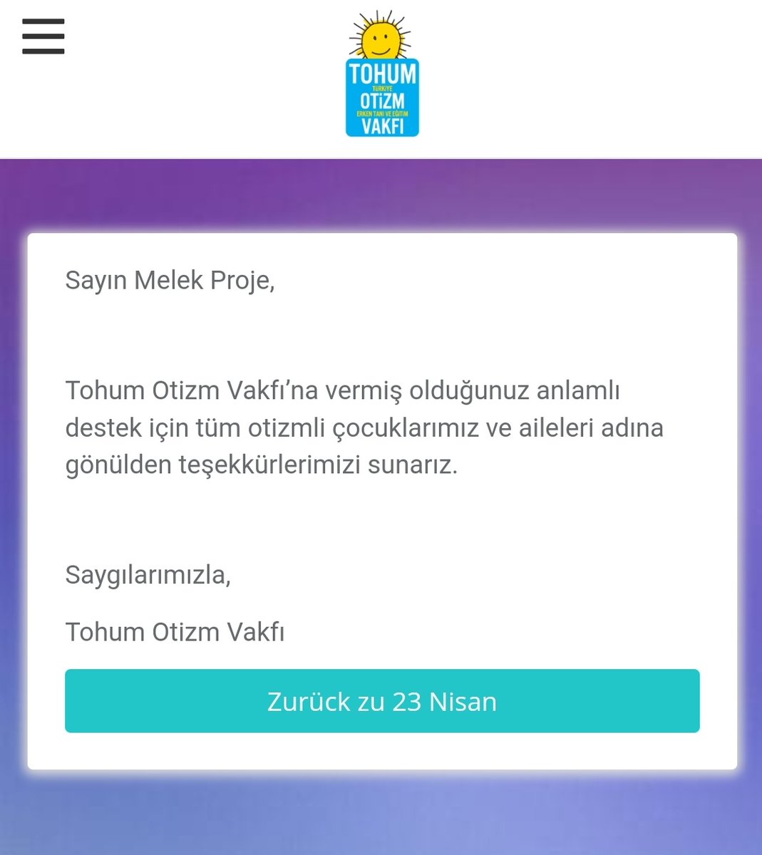 MelekProje's tweet photo. Senin adına ufak bir şey yaptık 💜 @neslihanatagul https://t.co/WQqaBuWsrT
