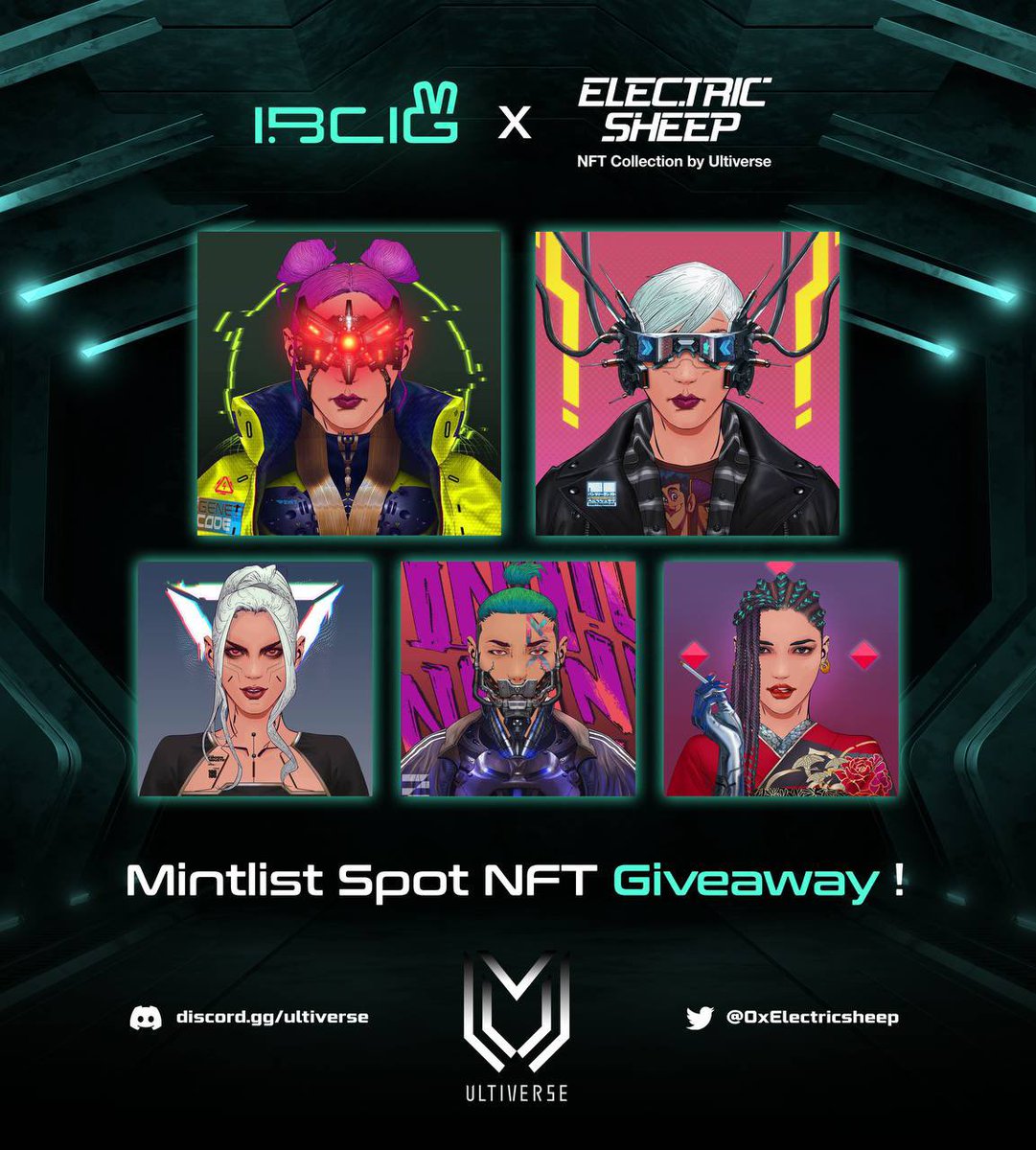 ⚡️Win 3 Electric Sheep Mintlist Spot Giveaway⚡️

Electric Sheep is the genesis PFP NFT of the AAA game metaverse project <a href="/UltiverseDAO/">Ultiverse</a> backed by <a href="/BinanceLabs/">Yzi Labs</a> &amp; <a href="/sequoia/">Sequoia Capital</a>

Task : 
1️⃣ Follow <a href="/0xElectricsheep/">Electric Sheep NFT</a> &amp; <a href="/UltiverseDAO/">Ultiverse</a>
2️⃣ Like,RT &amp; @ 3 friends
3️⃣ Join discord.gg/ckADeGwj