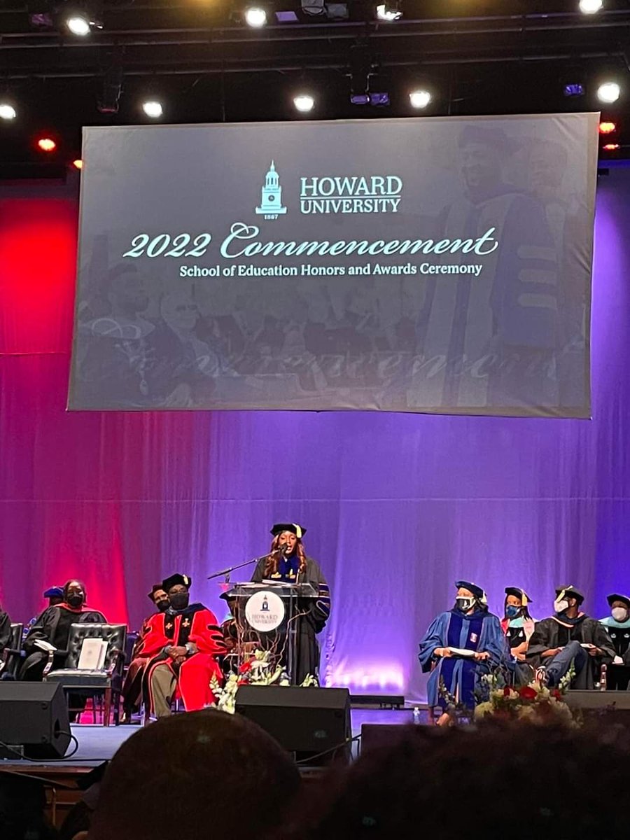 MissKaeBee's tweet photo. May your cap fly as high as your dreams 🎓

Yesterday's @HU_SOE Honors &amp; Awards Ceremony

#ItsADoctor #ItsAGraduate #PhD #BeautyandBrains #HowardAlum #HowardGirl #HBCUGrad #HUSOEgrad2022 https://t.co/qgLruV6x81