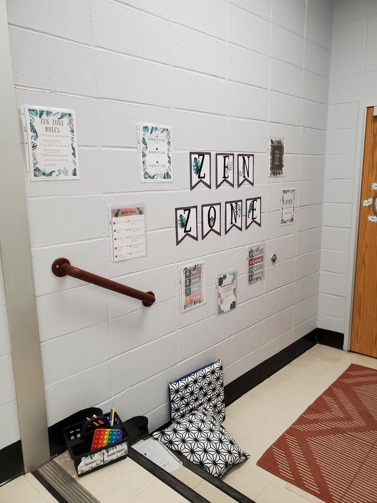 Proud of my new flexible seating and mindfulness stations that I've set up in the new Special Education Science Lab! #Mindfulness #science #SPED #SEL #Dalers <a href="/FHSDalers/">FHS Dalers</a>