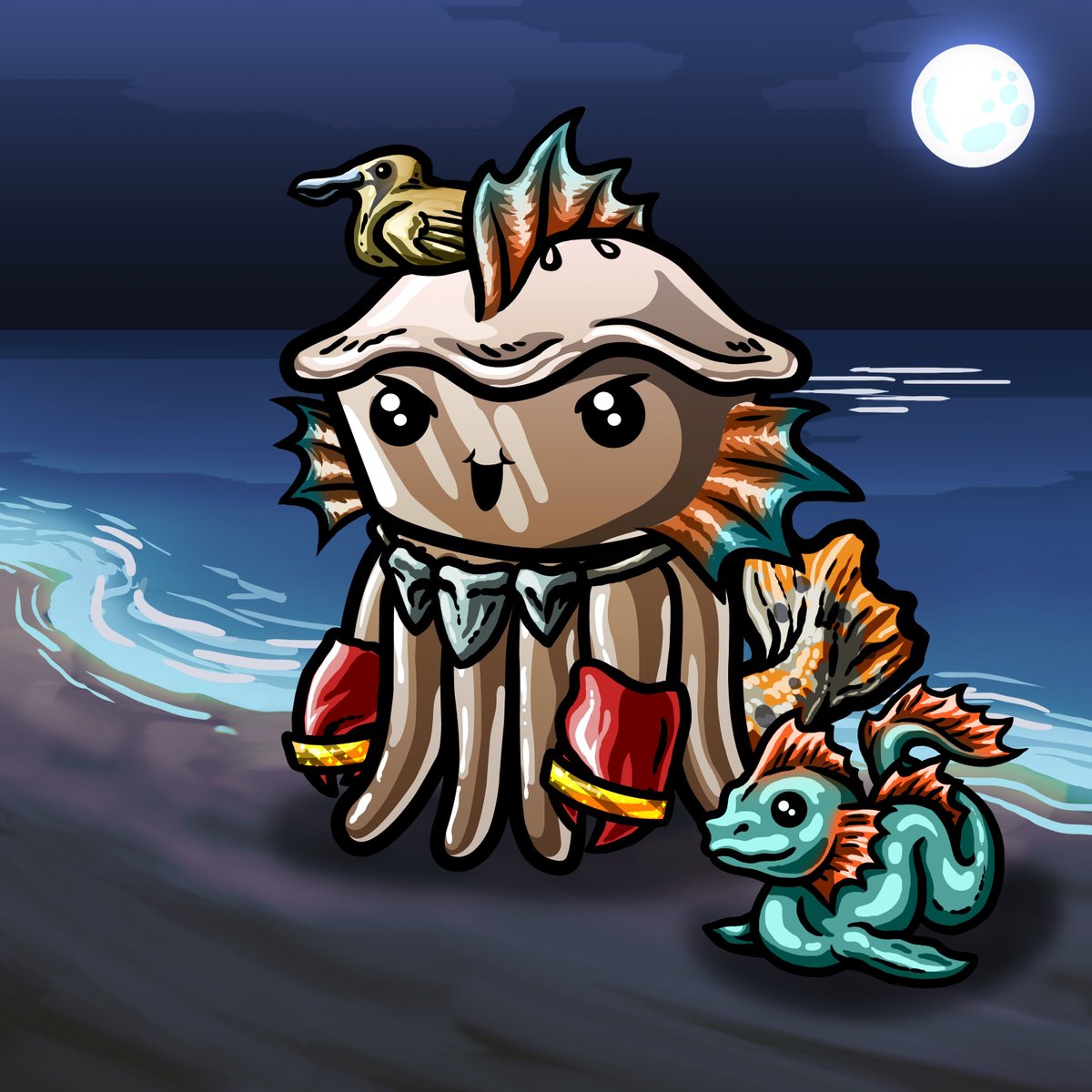 nantucket0's tweet image. #FridayPieDay #NewNFTProfilePic by 
@PielandNFT ! 

Gotta go with my Piesces #341 I just picked up this morning! Clop Clop!

Beautiful matching colors. Those fancy lobster claws with a little bit of bling
#WAGMPIE