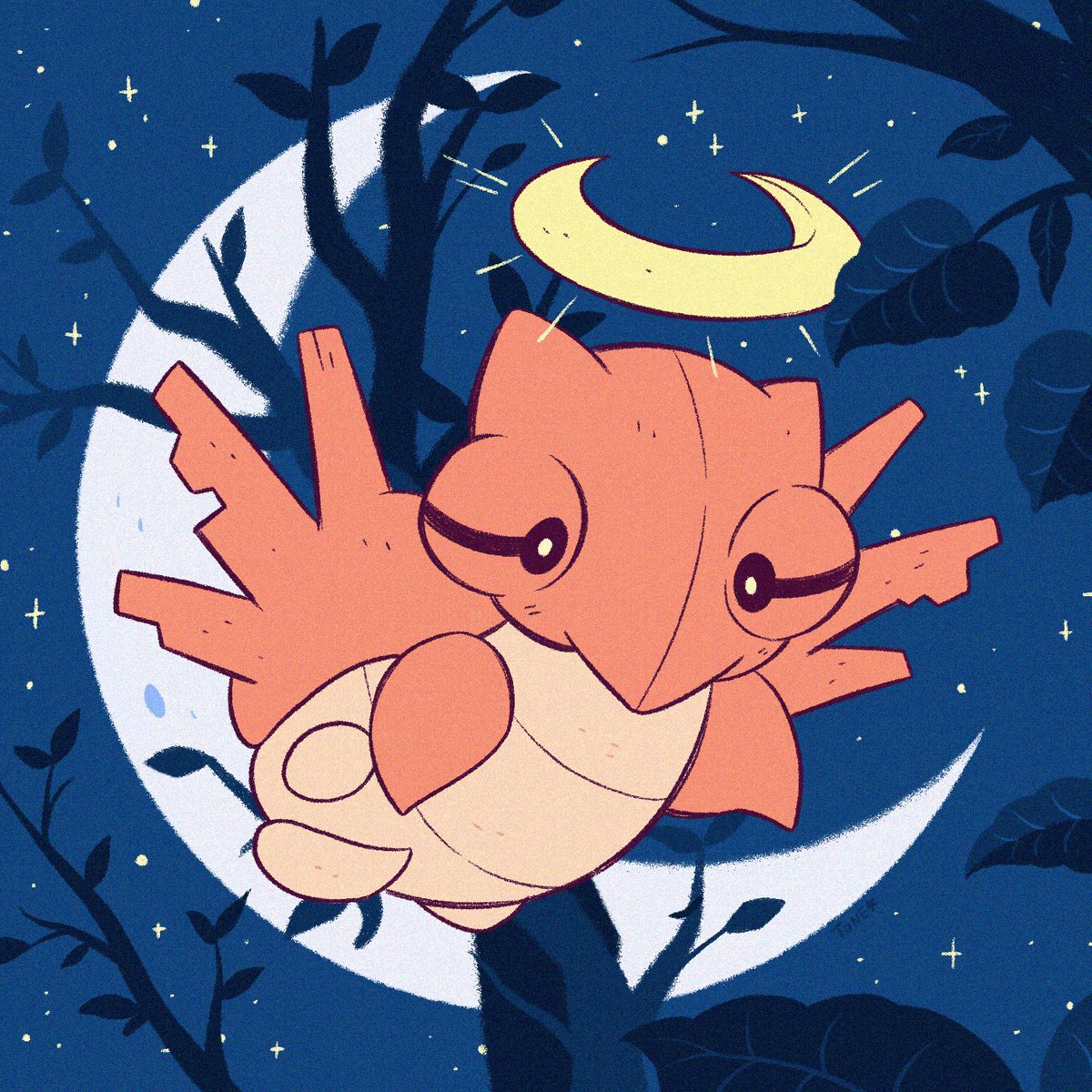 「A spooky lil buggo Pokemon... 🌙 」|🦇 Tiny Tone 🔜 Megacon A489 🦇のイラスト