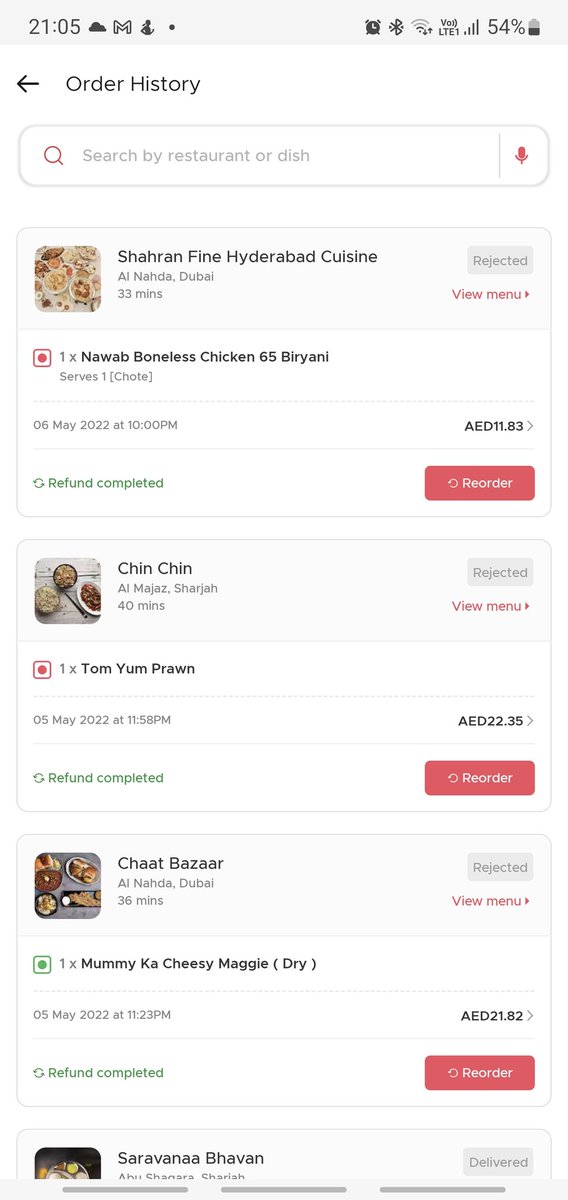 sentopedia's tweet photo. Wow @ZomatoUAE  three orders cancelled in less than 24 hours wow.. service.. amazing service https://t.co/7G75RPMOV2