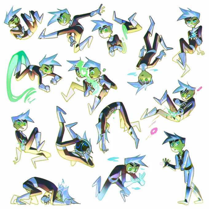 His molecules got all rearranged! 
#dannyphantom 