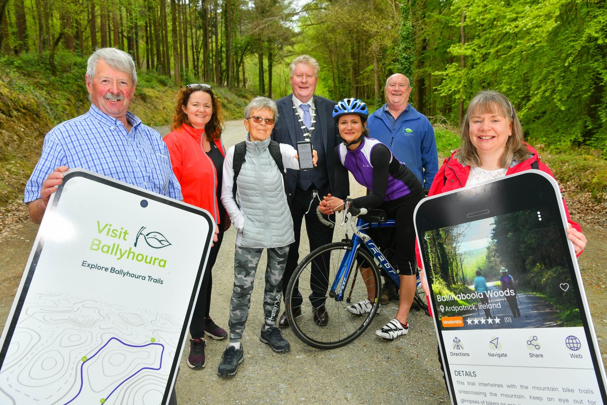 📢 #goodnewsstory 
We are delighted to announce the launch of the NEW #BallyhouraTrailsGuideApp, 💚 your one-stop shop to a world of outdoor adventure, history and cultural heritage in the region. 
Read more: ibit.ly/EWO9
#ballyhouraapp #visitballyhoura #ireland2040