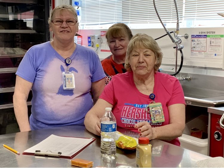 School Lunch Hero Day... Thank you to our fabulous trio of Mrs. Sherry, Mrs. Ann, and Mrs. Linda for all that you do for our <a href="/GESPathfinders/">Gerrardstown Elementary School</a>. We are grateful for you! <a href="/BerkCoSchoolsWV/">Berkeley Co. Schools</a>
