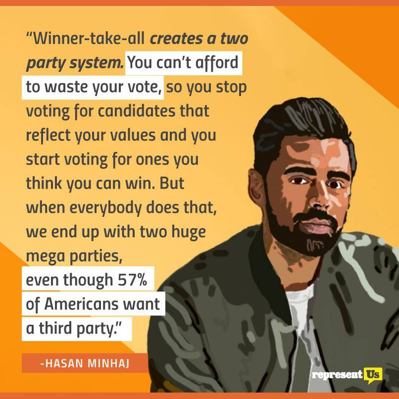 representus's tweet photo. There is a solution: Ranked Choice Voting.

Add your name in support of RCV: https://t.co/x0lF5iYZwm https://t.co/DTuwfUhLjB