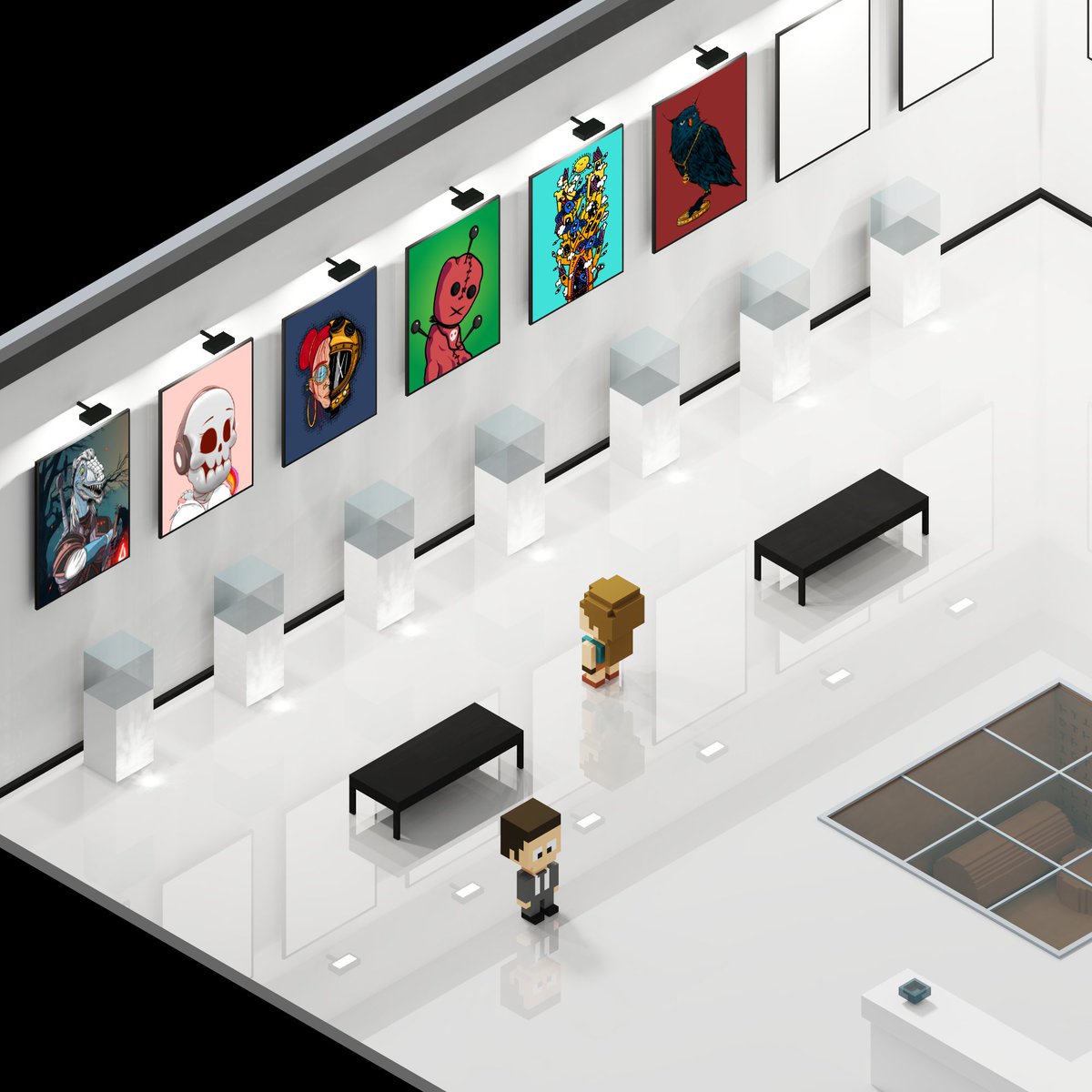 The collections of all our partner projects will be exhibited at the Crafters City Art Gallery. Visitors will be directed to the project web page by clicking on the designs.

@GetKalao <a href="/MadSkullz_NFT/">MadSkullz Legacy</a> <a href="/Voodoo_NFT/">Voodoo 🔺MINT NOW</a> <a href="/spacefullart/">Spacefullthoughts 🤖</a> <a href="/taptapkaboom/">TapTapKaboom 💥</a> @RaptOriginZ <a href="/KnivesLegacyNFT/">KNIVES LEGACY🔺</a> <a href="/owloper/">Owloper🔺🦉SOLD OUT in under 8 MINUTES 🔥</a>