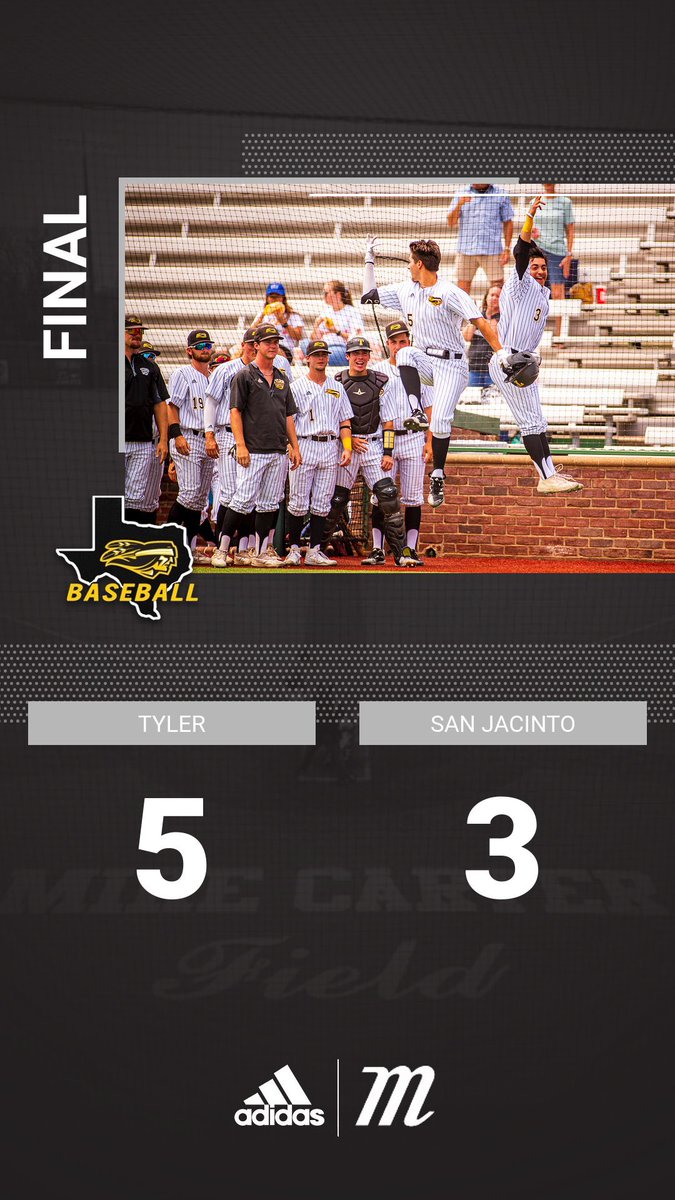 TJCBaseball's tweet photo. Apaches come out on top in game 1 of the regionals! Back in action tomorrow at 2:30PM! https://t.co/uEYoMWtnXI