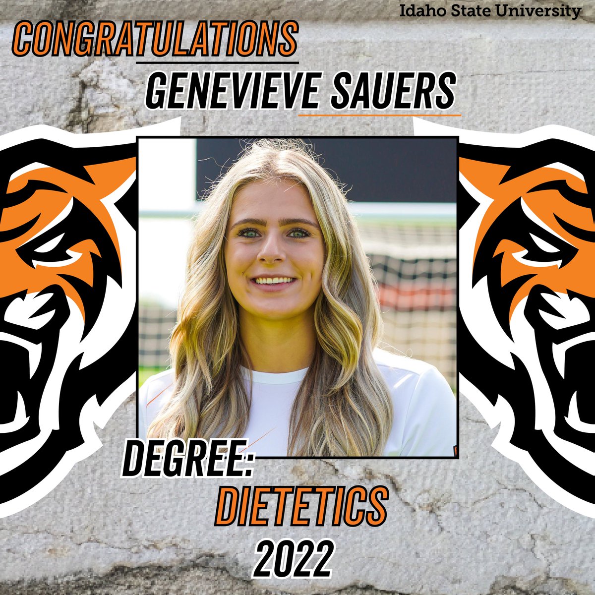 IdahoStateSoccr's tweet photo. Congrats to our 2022 Graduates! Both Current and Veteran Bengals!

#RoarTogether https://t.co/WTqubE83Gt