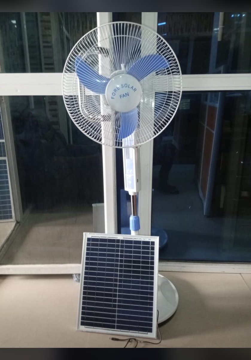 Solarconsultan's tweet photo. Beat the heat at all times with solar fan, contact us for yours at affordable price today https://t.co/LEiUmpnlnn