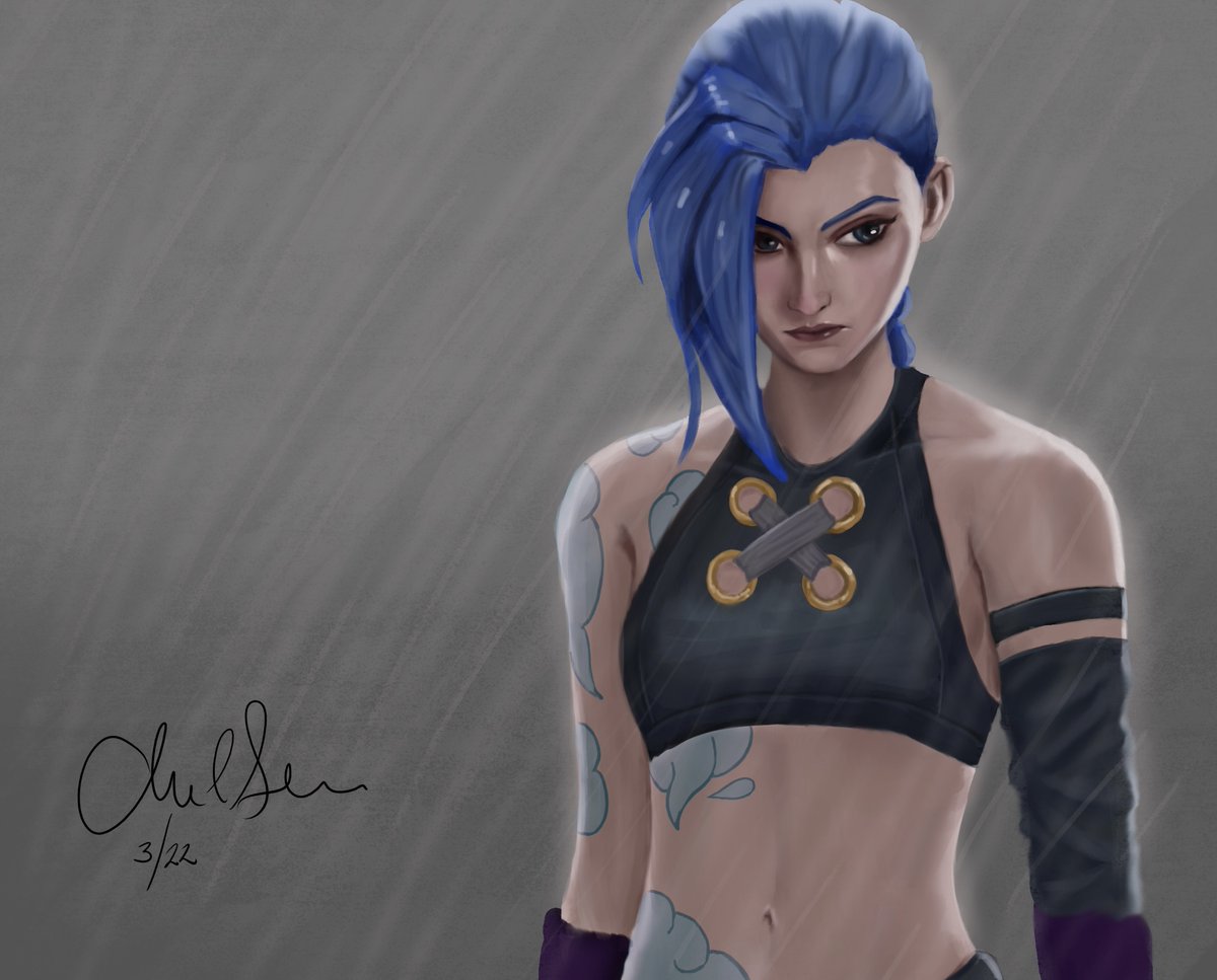 StylenMediaInc's tweet photo. A study I did based on a piece I saw on art station a while back #LoL #Arcane #indiedev #gamedev #art https://t.co/wXOajPSuO6