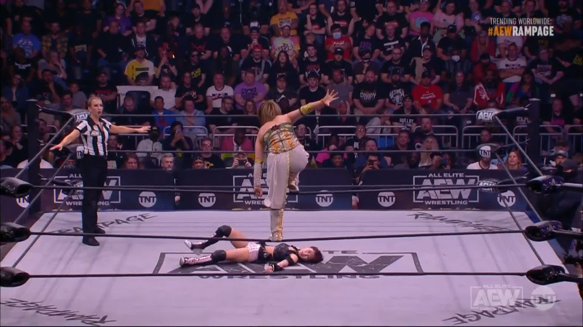All Elite Wrestling on Twitter: ".@riho_gtmv blocks the attack with her