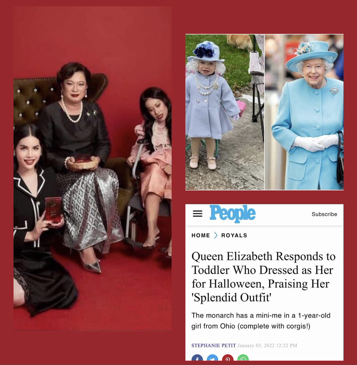 royalist_market's tweet image. พระราชินี ควีนอลิซาเบธที่ 2 ของอังกฤษ ได้สั่งให้สำนักพระราชวังอังกฤษ ส่งจดหมายขอบคุณเด็กหญิงที่แต่งล้อเลียนควีนในวันฮัลโลวีน นี่คือ ราชวงศ์ที่ปรับตัวให้เข้ากับโลกสมัยใหม่ ไม่ประสาทแดกแบบราชวงศ์เผด็จการไทย ที่ใครแต่งตัวล้อเลียนไม่ได้ ทำตัวเหมือนเทวดา คอยให้บรรดาขี้ข้ามาคอยฟ้อง