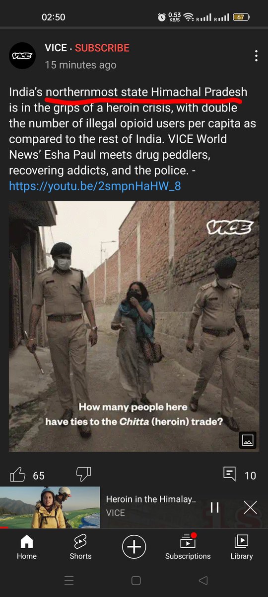 Just saw a YT post by <a href="/VICE/">VICE</a> mentioning northern most state as HP, which is technically true since J&amp;K and Ladakh are UTs now.
But for International audience it sounds as if HP is a border state.
Is it clever and deceptive way of saying they don't consider J &amp; K as part of India ?