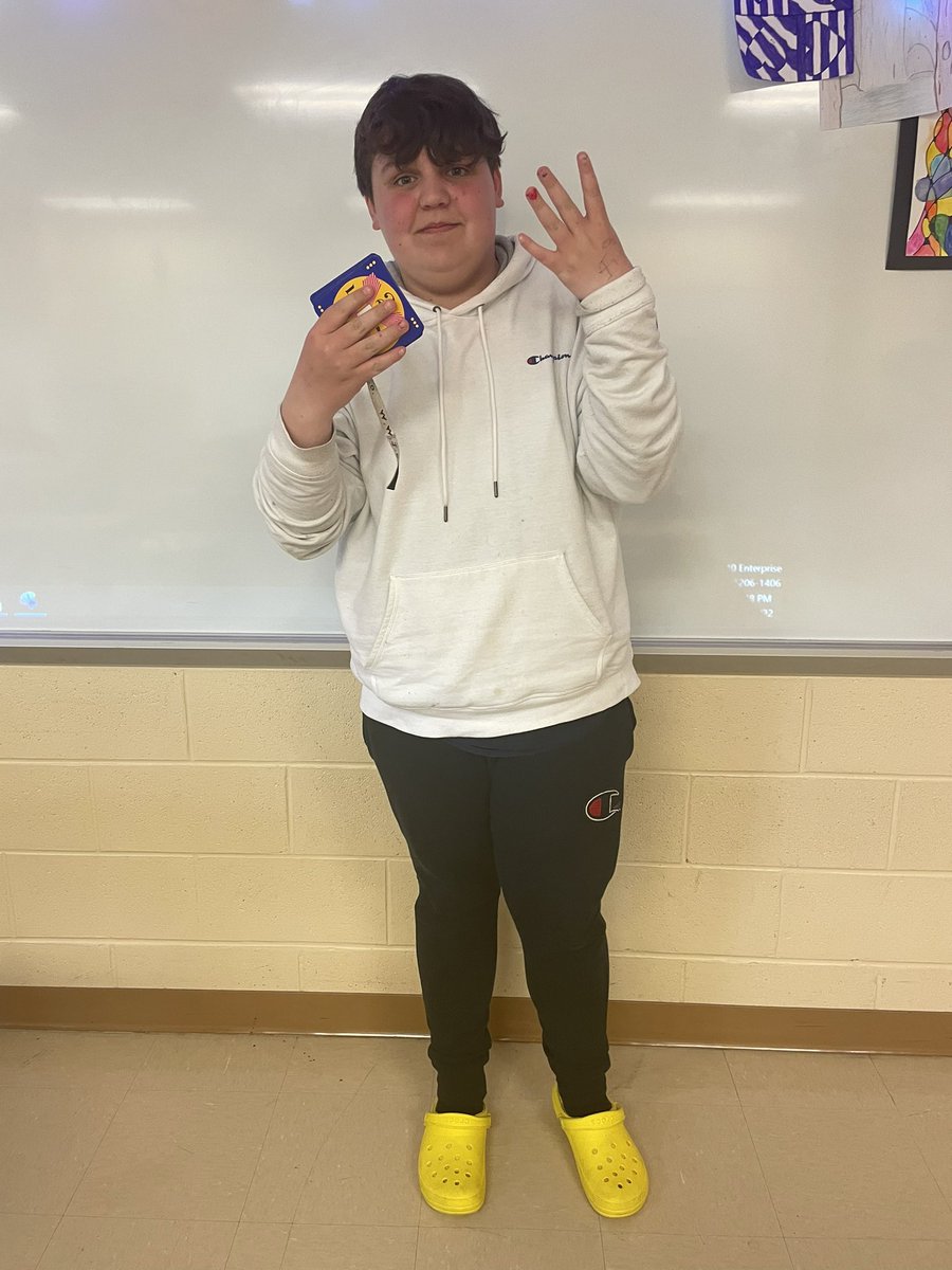 Ms_EBoccella's tweet photo. Our Math 24 Card Game winners from period 1 and period 8 today! Great job to everyone(: https://t.co/0gpZDeIU46