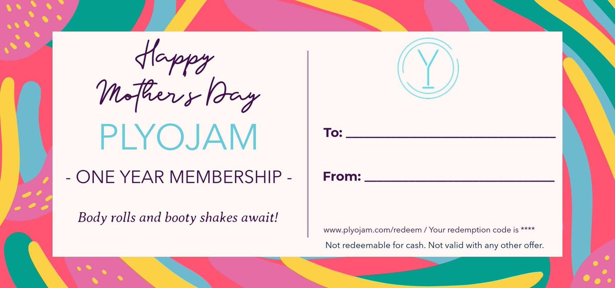 PlyoJam's tweet photo. 20% Mother's Day savings on a one year gift certificate for the PlyoJam Online Membership! 

STANDARD MEMBERSHIP $119 (normally $139)
https://t.co/onaBsAMWU1...
PREMIUM MEMBERSHIP $159 (normally $199)
https://t.co/vAG8v4Vn4Z https://t.co/Z6bNv5VOaY