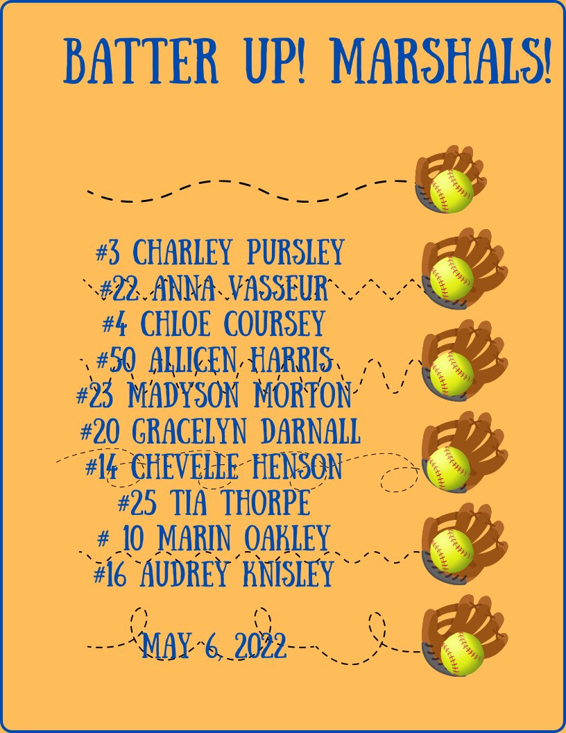 Marshall County Softball (@marshallcosoft) on Twitter photo 