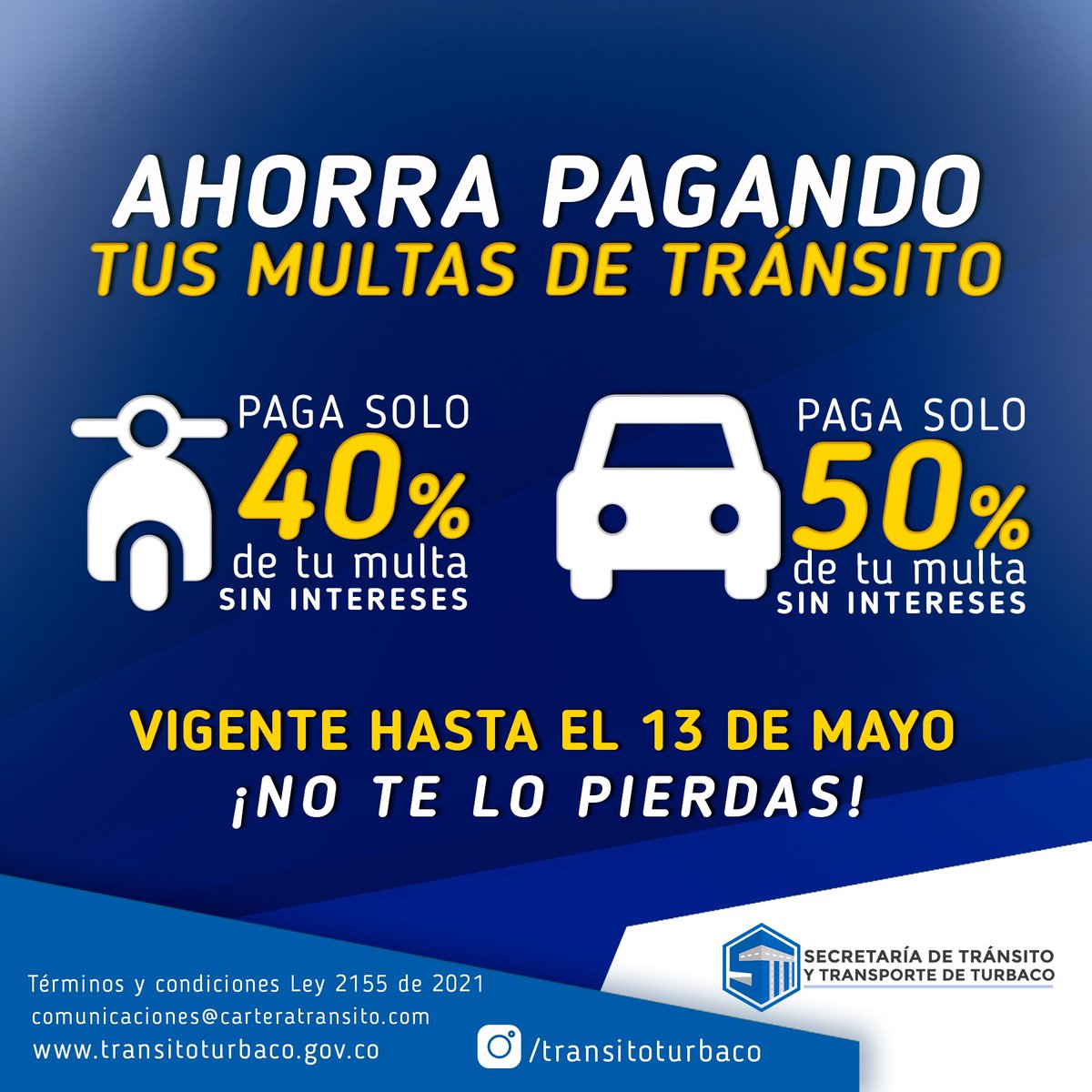 Secretaría de Transito y Transporte de Turbaco tweet media