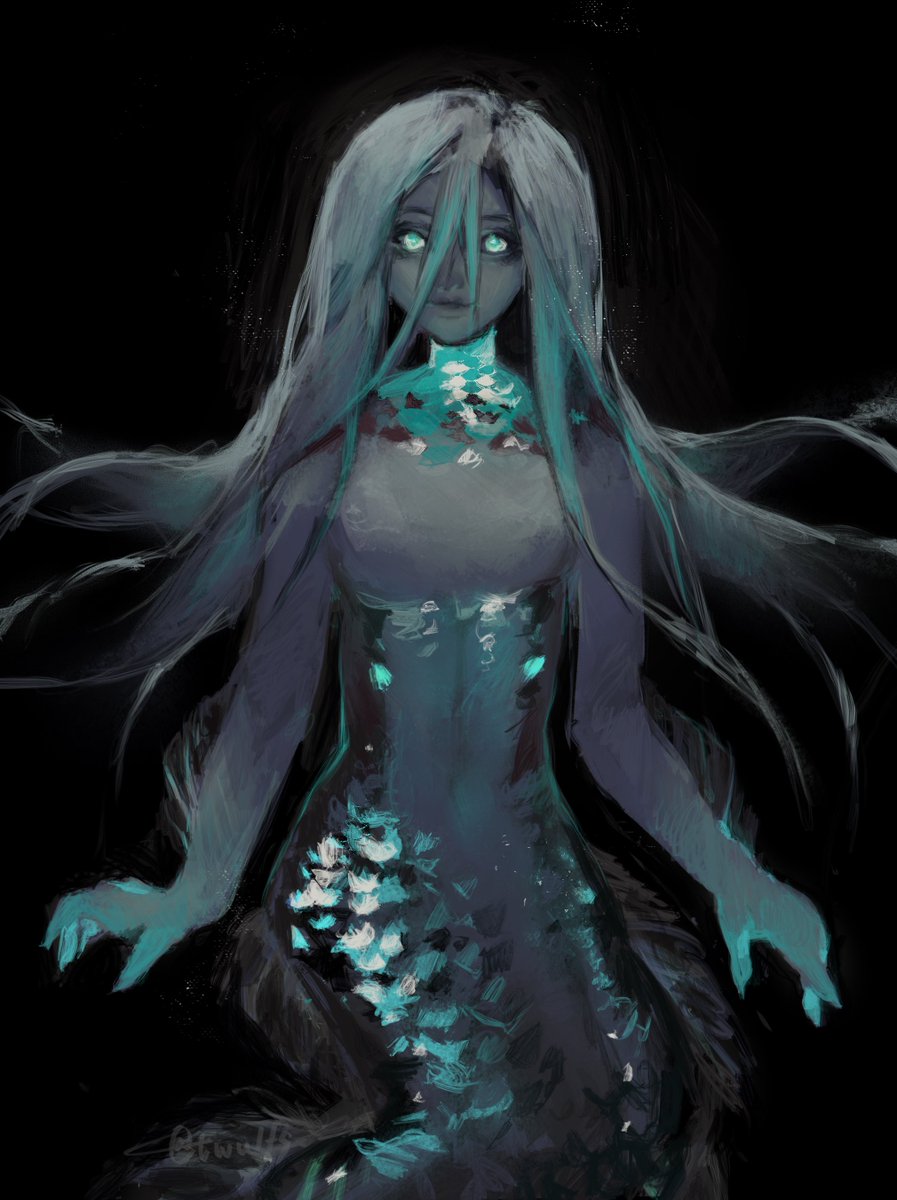 twulfs's tweet photo. #mermay2022 🐚 day 6: lanternfish https://t.co/6WphuhxTS8