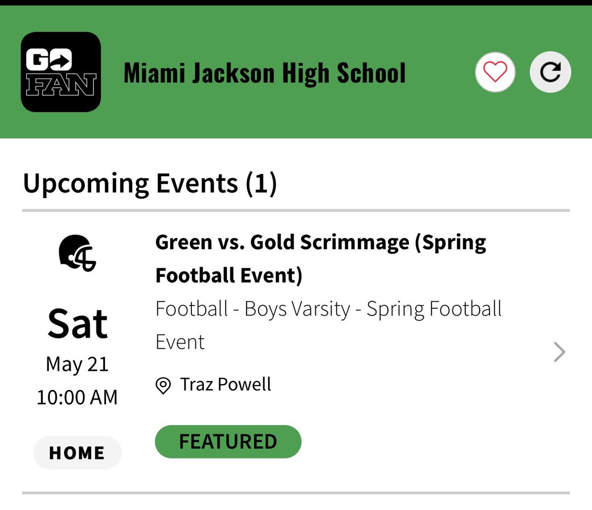 Purchase your tickets TODAY🔰🏈🔰 #gofan