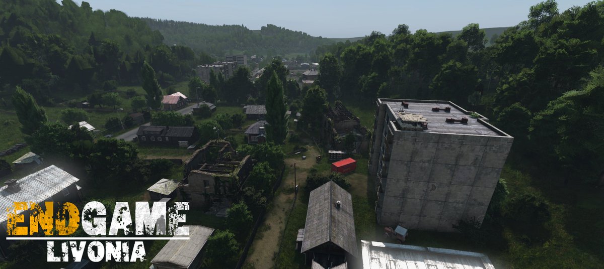 ENDGAME_DAYZ's tweet photo. ENDGAME LIVONIA

Check out a N.E.R.O Checkpoint or get a complete NBC gear to visit The Hill! Or base up in one of the many towns or cities that we have done overhauls to, like Dolnik on photo below! 

Join now for the best Livonia experience out there! 

https://t.co/GGje2xLj7u https://t.co/cwIbPbi5P9