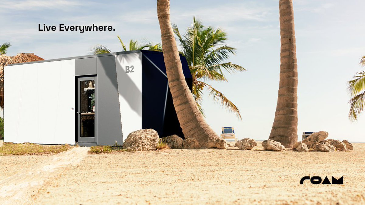 RoamSpaces's tweet photo. Roombus units are eight climate enabled.
Meaning Roam is beach friendly, but not only with sunny, perfect temperature beaches like the one here: Roam can go to all beaches, no matter what.
Where would you Roam?
#WWYR #Roam #DeFi #Roombus #LiveEverywhere #Crypto #NFT #Spaces https://t.co/3OmAX7aedZ