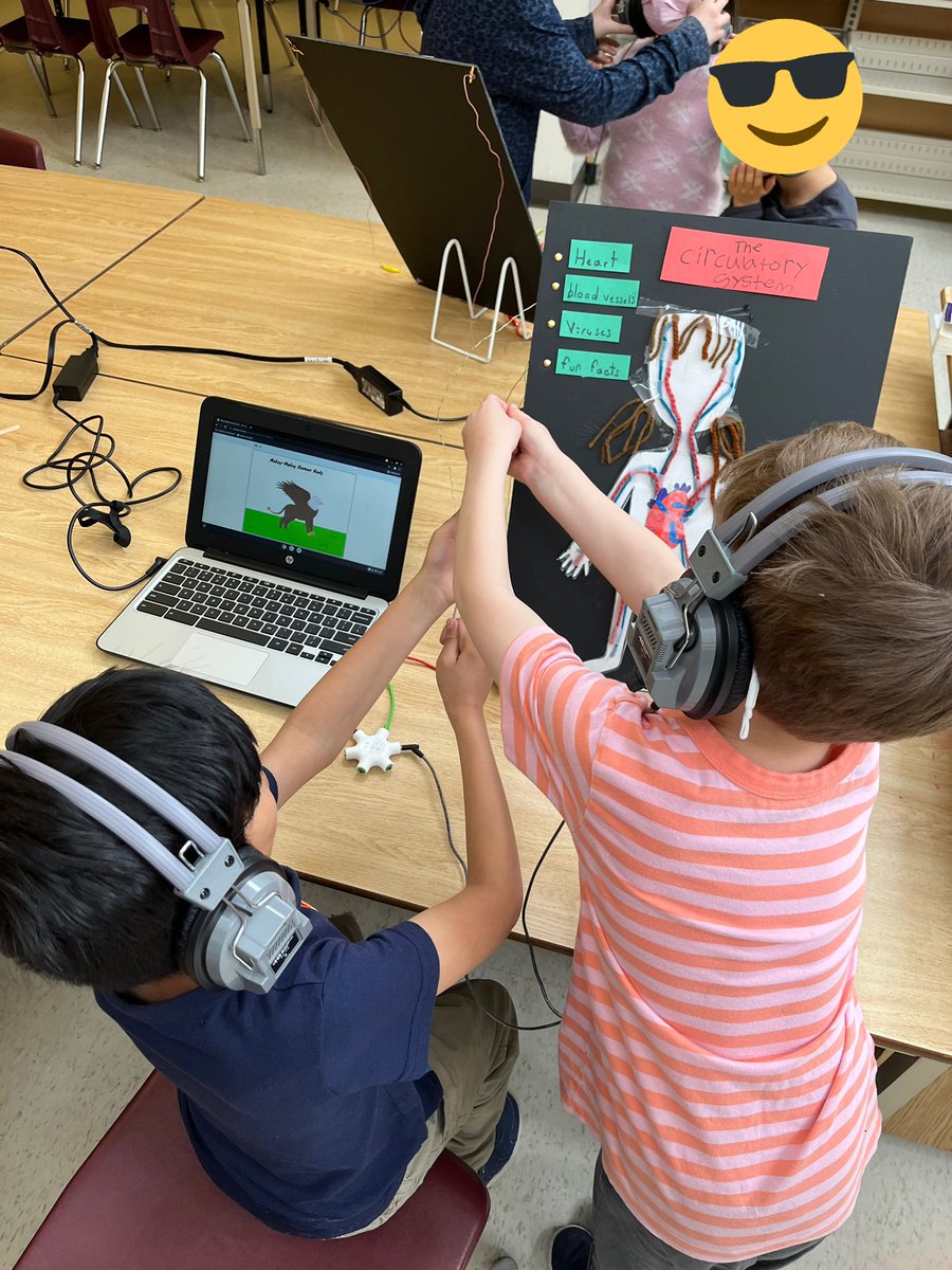 That’s a wrap! So proud of all the hard work our grade 5 Ss did to showcase their human body #makeymakey projects. Thanks EC for all compliments and questions.  <a href="/marshatkelly/">Marsha Kelly</a> <a href="/Purveen_Skinner/">Purveen Skinner</a> <a href="/tvdsbtech/">TVDSB Learning Tech</a>
