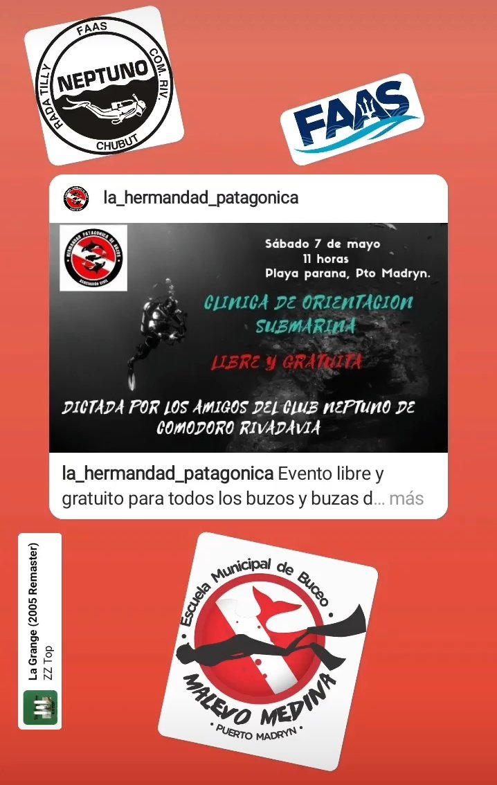 L@s esperamos mañana 11 horas!
Playa Paraná,  Puerto Madryn!
Capital Nacional del Buceo!