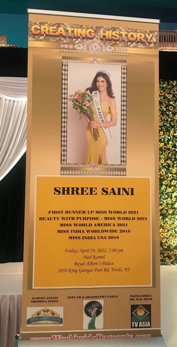 TheNYCPrincess's tweet photo. Myself and the ever so lovely Miss. World First Runner Up @ShreeSaini_ !! It was such an honor to be invited to a private dinner in her honor by https://t.co/zNJqUn0yxq . Such a beautiful inspiring lady !! https://t.co/c0iDwO1ezl