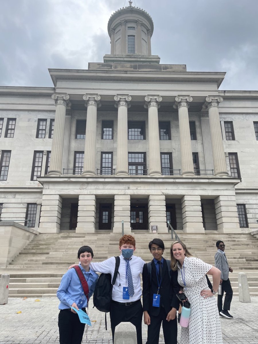 wcsGMS's tweet photo. ๐จ๐จ๐จ BREAKING: These GMS students went to the State Capitol today to write bills to be passed by the House AND the Senate. Their group was awarded outstanding bill, and one was awarded outstanding statesperson. So proud of these Generals ๐๐ค #futurelawmakers #GeneralsLEAD https://t.co/svoo8ZeqGf