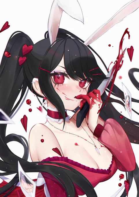 Dangerously tempting ~ 🩸🔪
Commission for @/ayuu_chii 

#AyuuChiiFanart 
