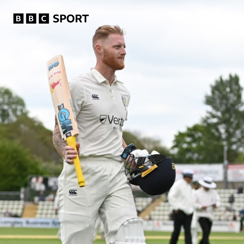BBCSport's tweet photo. Ben Stokes hit a County Championship record 1⃣7⃣ sixes on his first Durham appearance of the summer 🤯

#BBCCricket