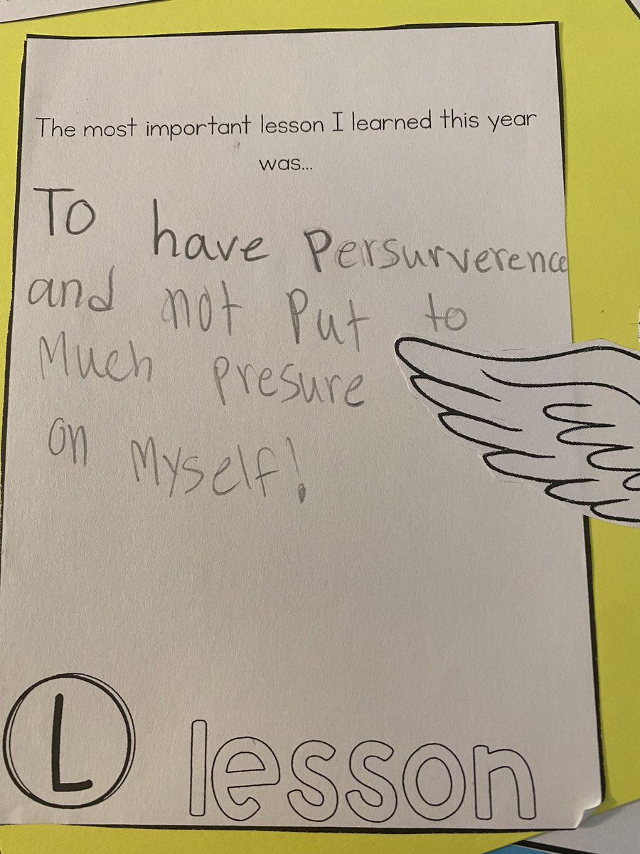 Blown away by these awesome 4th graders. @postonspanthers and <a href="/MrsReed4th/">Katie Reed</a> really thought through their answers. I loved looking back through the year with them. ❤️