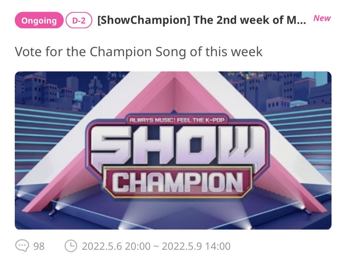 StreamForMXbr's tweet photo. 🗳 VOTAÇÃO ┃ IDOL CHAMP

Votação do 'Show Champion' está aberta!

100 votos por dia
3❤️💙 cada voto = 300 corações no total.

Votos resetam todo dia ao meio dia (BRT)
Encerra segunda de madrugada 2h.

🔗https://t.co/JXUCSzmvxX

#ShapeofLove #LOVE
#MONSTAX @OfficialMonstaX https://t.co/XjP6VP4mNf