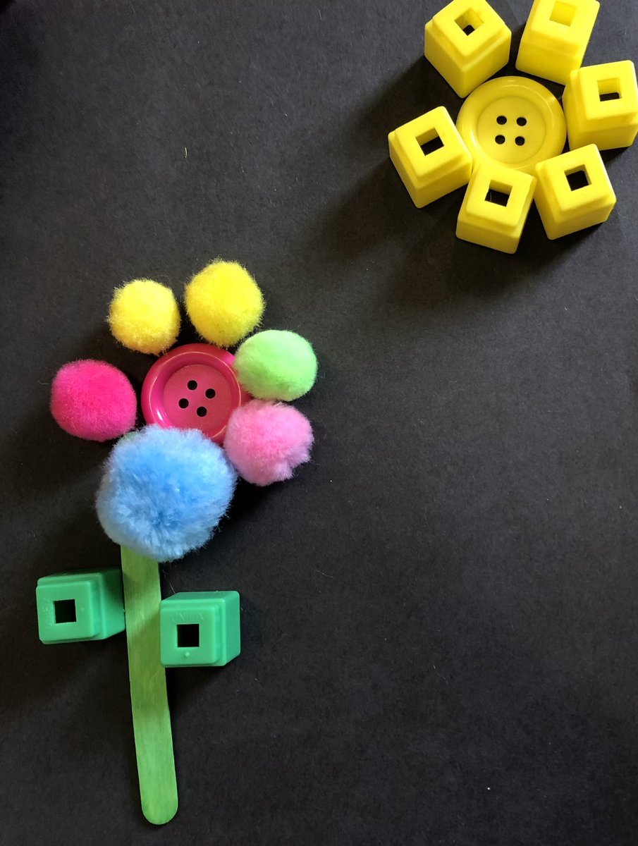 Madame_Kennedy's tweet photo. Some “loose parts” flowers made by my kinderstart students today! 🌷🌼🌻☀️ #kinderstart @MDEschool @NLESDCA @nltatesic https://t.co/NdwWD3NWUI