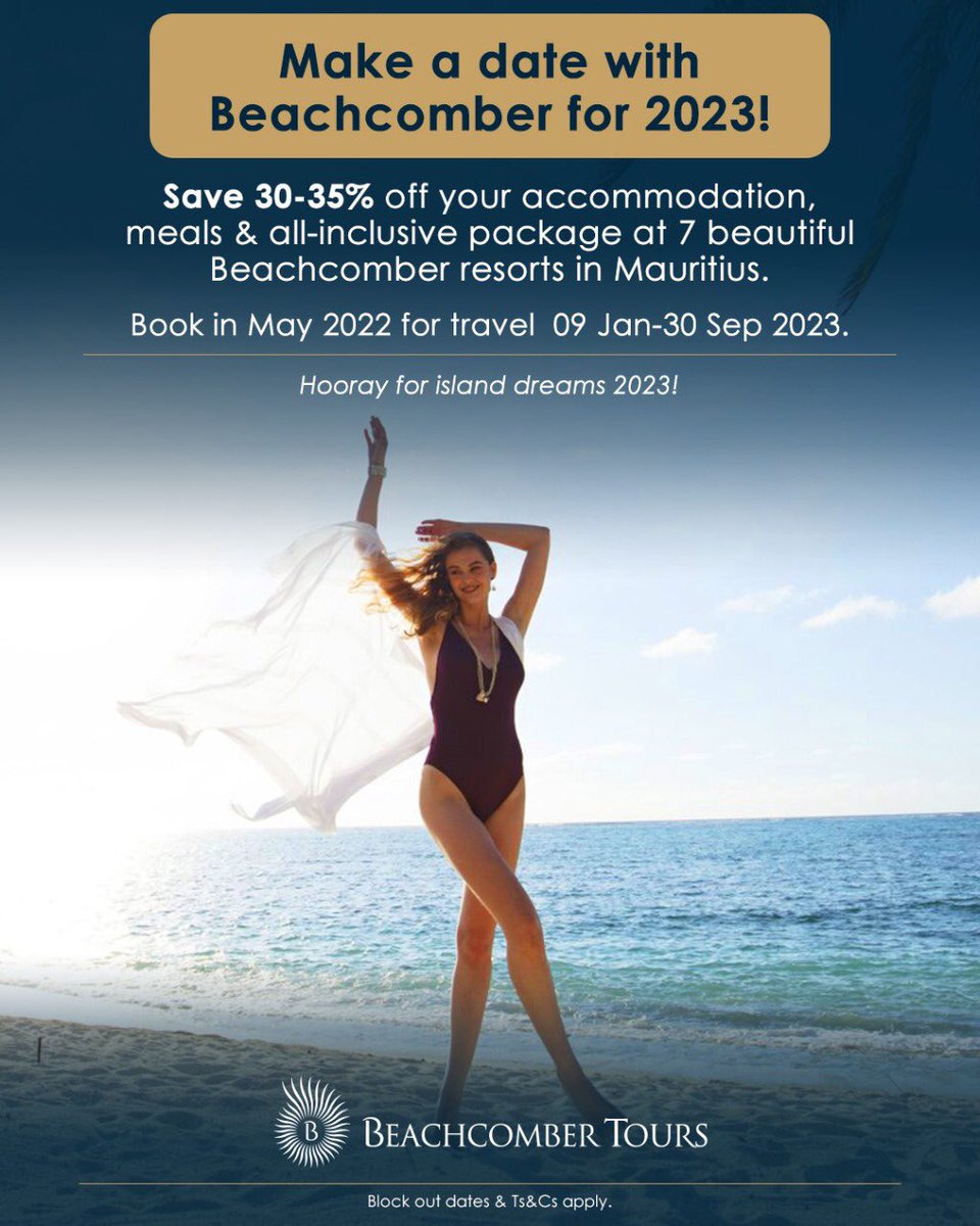 Jo_beach's tweet photo. Book in May: Island dreams 2023 https://t.co/MzCSpHqdmf