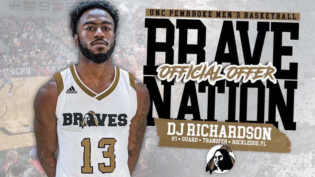 drj01111's tweet photo. Blessed to receive my first offer from UNC Pembroke 🙏🏾 https://t.co/gmahfdMCdZ