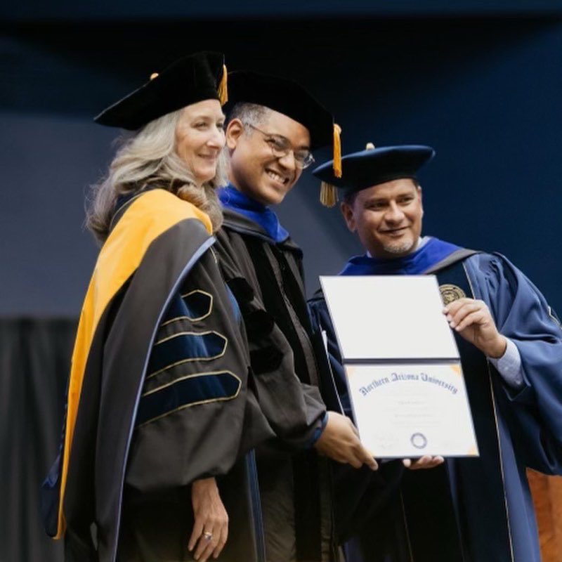 domflemons's tweet photo. I am incredibly excited to announce that I have officially received an Honorary Doctoral Degree from my alma mater Northern Arizona University! Today, I was given the distinguished degree of Doctor of Humane Letters & I was invited to be the Commencement Speaker! I’m in shock! https://t.co/LkPYNi0h3r