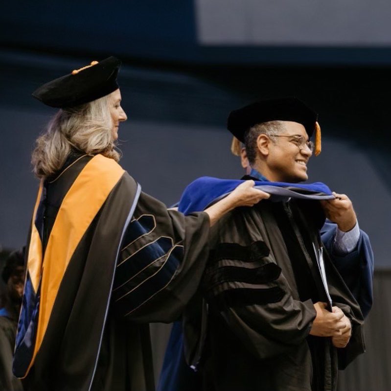 domflemons's tweet photo. I am incredibly excited to announce that I have officially received an Honorary Doctoral Degree from my alma mater Northern Arizona University! Today, I was given the distinguished degree of Doctor of Humane Letters & I was invited to be the Commencement Speaker! I’m in shock! https://t.co/LkPYNi0h3r