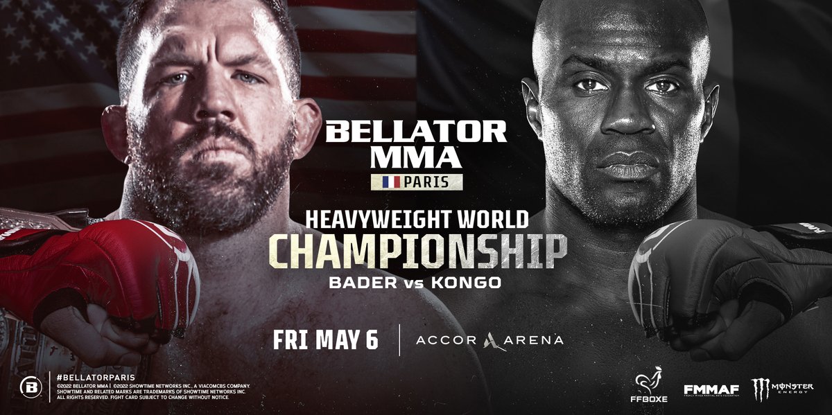fight24pl's tweet photo. 🆕Walka o pas wagi ciężkiej
265 lbs.: Ryan Bader✅ pokonał Cheicka Kongo❌ przez jednogłośną decyzję (50-45, 50-45, 50-45)
👉 wyniki walk - https://t.co/YmIL5vbU6X
#F24pl #MMA #Bellator #Bellator280 #BellatorParis #RyanBader #CheickKongo https://t.co/Ek2BvxAWPv