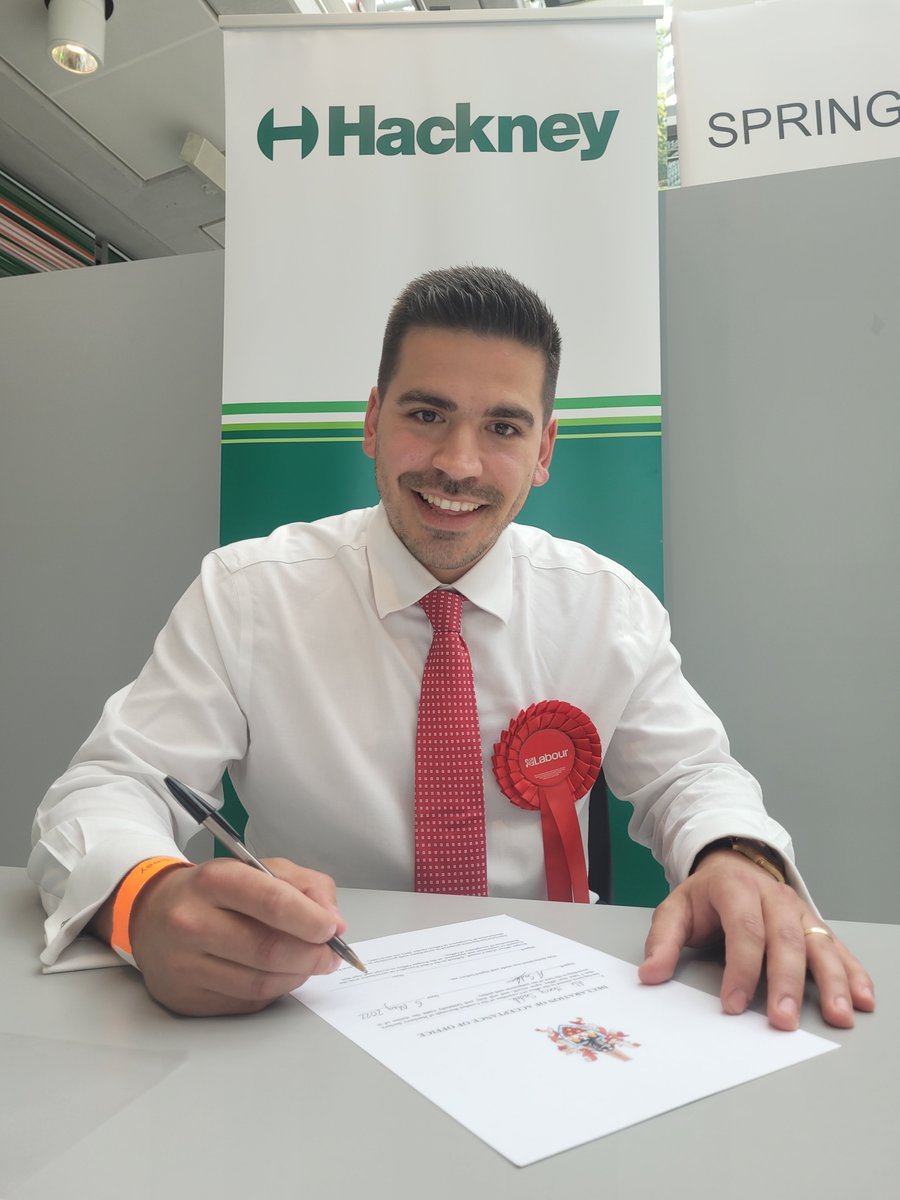 AliHenrySadek's tweet photo. It's an honour to be elected as a Labour Councillor in King's Park, Hackney.  All the better to be on my 30th birthday!  Can't wait to get started🌹

@KingsParkLabour https://t.co/VDVfyMgcwg