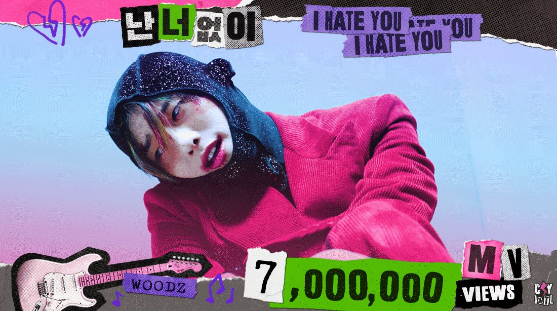 CSY_INTL's tweet photo. 📢7M 'I HATE YOU' MV

Congrats WOODZ &amp; MOODZ! The #난너없이 MV has reached 7M views + 85K likes on YouTube!

Next up is 8M!! Keep on streaming to 9M 🎶❤️‍🔥
Reminder 1st week goal: 10M

🎥https://t.co/vAAMwDokFK

#WOODZ #조승연 #COLORFUL_TRAUMA #I_Hate_You 
@c_woodzofficial https://t.co/quIE9FFZm1