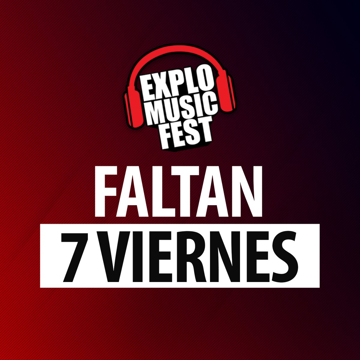¿Ya estás listo? 😱
Faltan sólo 7 viernes para la #Explo2022 🔥

📍Apresúrate para adquirir tus entradas platea y palco en fraterticket.com, Banrural y Fráter Librería.