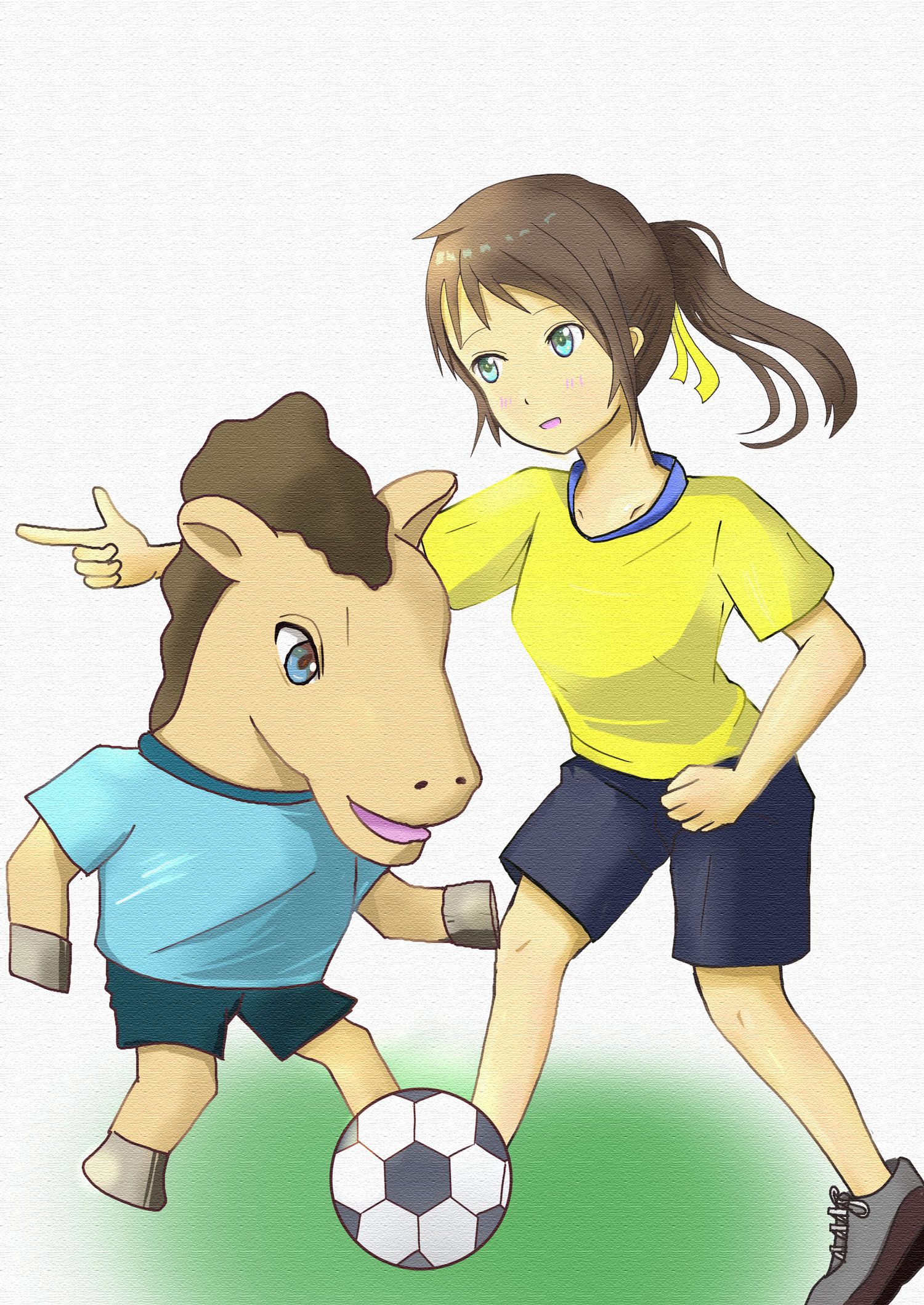 ピカピカピ モウコノウマのサッカー ブログ公開しました 下記リンクより T Co Yvxildgy1y 馬 モウコノウマ サッカー 動物 イラスト 女の子 かわいい スポーツ 運動 お絵描き 創作 T Co Fljthvpybm Twitter