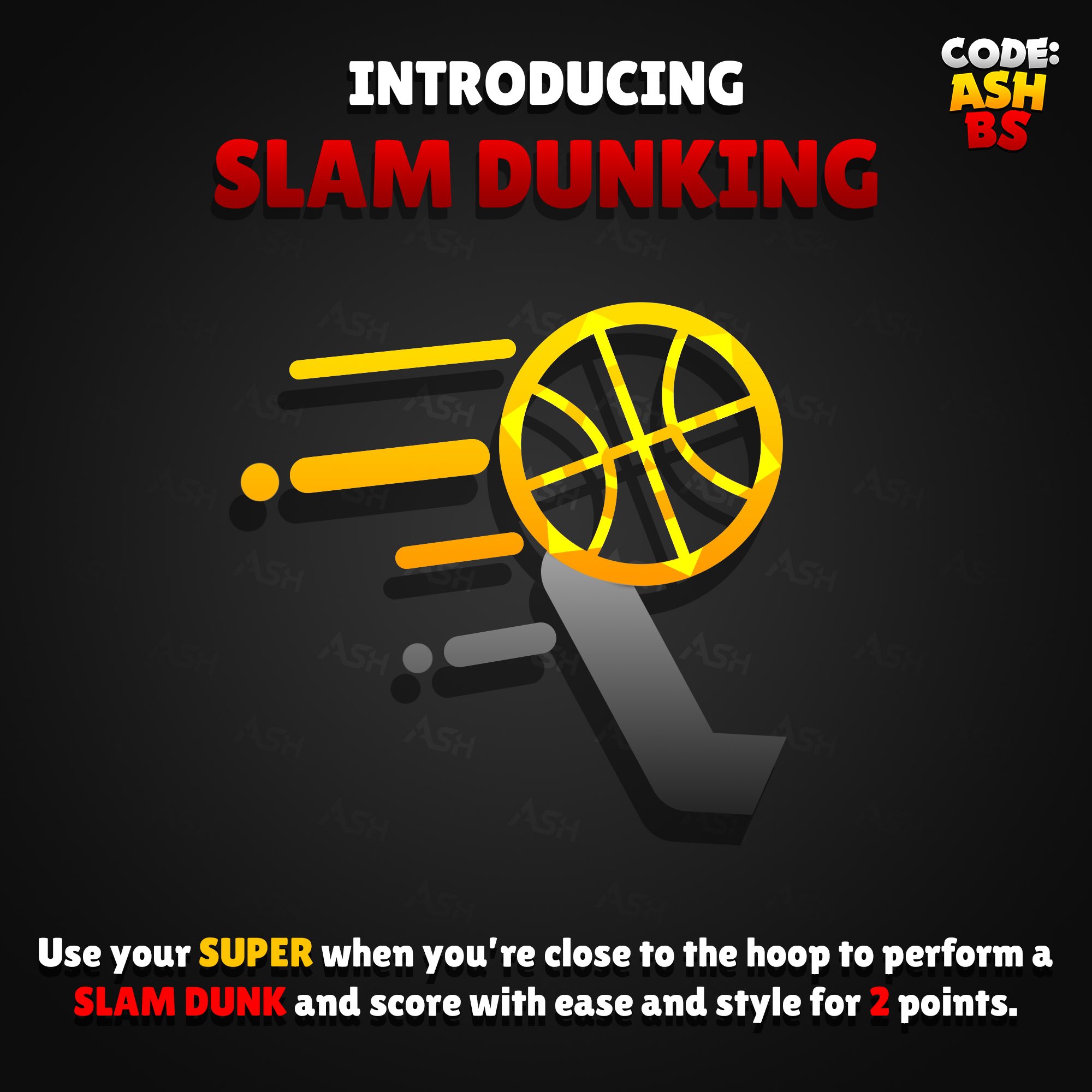 Code AshBS on Twitter "Idea for Basket Brawl SLAM DUNK! 🔥 When you